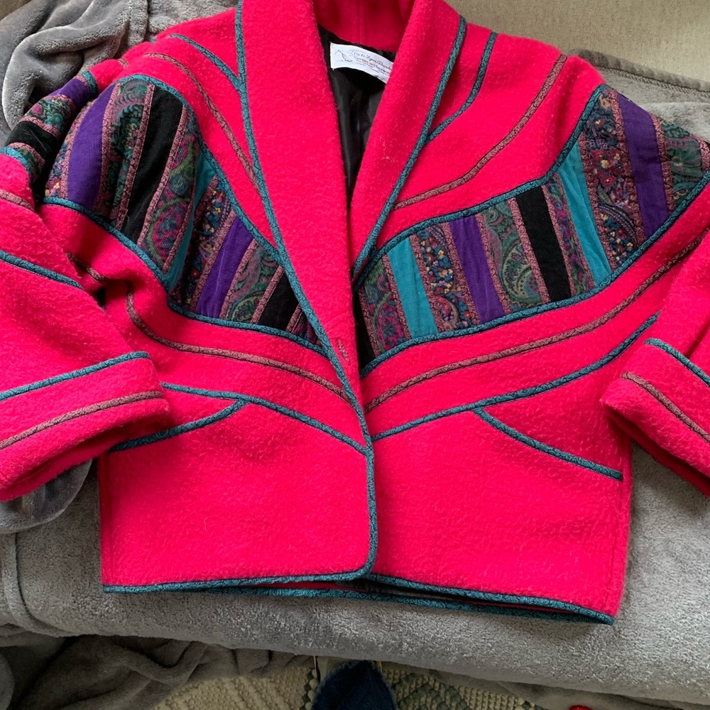 Vintage Vibrant Multicolor Jacket